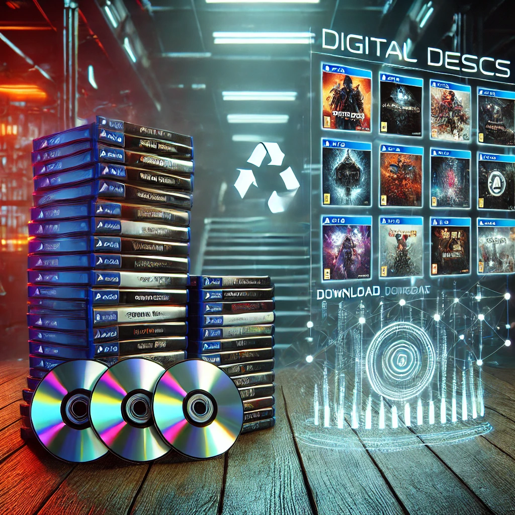 Spiele, Datenträger, digitaler Download, Gaming, Konsolen, PC Spiele, Sammlereditionen, Zukunft, physische Kopie, Online-Shops, Gebrauchtmarkt, Retail-Spiele, Cloud-Gaming, DLC, Gaming-Community, Spiele auf Datenträger oder als digitaler Download, Welche Spiele erscheinen noch auf physischen Medien, Vorteile und Nachteile von digitalen Downloads, Wie verändert sich der Markt für Gaming auf Datenträgern, Zukunft von physischen Spieleverkäufen, Download-Versionen vs. physische Spiele, Sammlerstücke und Retro-Spiele, Beliebte Gaming-Plattformen mit Download-Option, Collector’s Editions, Cloud-Gaming-Dienste, limitierte Sondereditionen, Spieleindustrie, Breitbandverbindungen, PlayStation Store, Xbox Live, Nintendo eShop, Steam, Epic Games Store, Release-Termine, Highspeed-Internet, Retail-Handel, Vinyl-Schallplatten-Vergleich, Indie-Games, Breitbandausbau, Cartridges, PS5 Digital Edition, Xbox Series S, physische Spiele, digitale Distribution, Spieleentwicklung, PC-Launcher, Großproduktionen, Day-One-Patches, Speicherplatz, Bandbreite, 4K-Gaming, 8K-Gaming, Installationshilfe, DRM, Datenmengen