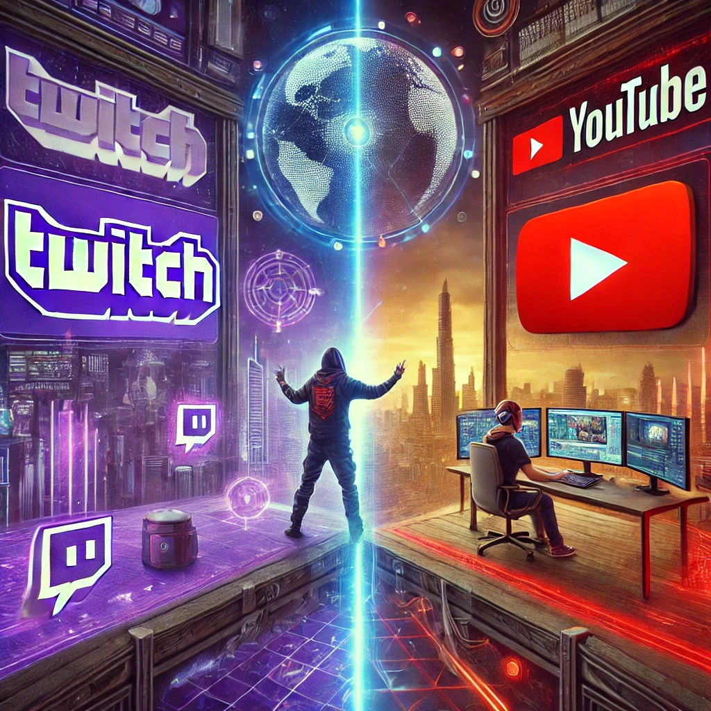 Die Zukunft von Live-Content-Plattformen im Vergleich 3 Live-Content, Streaming, Twitch, YouTube, Live-Streaming, Streaming-Trends, Monetarisierung, Gaming, Content Creator, Streaming-Plattformen, Zukunft des Streamings