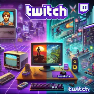 Twitch, Streaming, Gaming, Livestream, Community, E-Sport, Influencer, Monetarisierung, Twitch Vergangenheit und Entwicklung, Erfolgreich auf Twitch starten, Tipps für Twitch-Streamer, Wachstum von Twitch-Zuschauerzahlen, Twitch Community aufbauen, Zukunft des Livestreamings, Twitch und E-Sport-Events, Monetarisierungsstrategien für Twitch-Kanäle