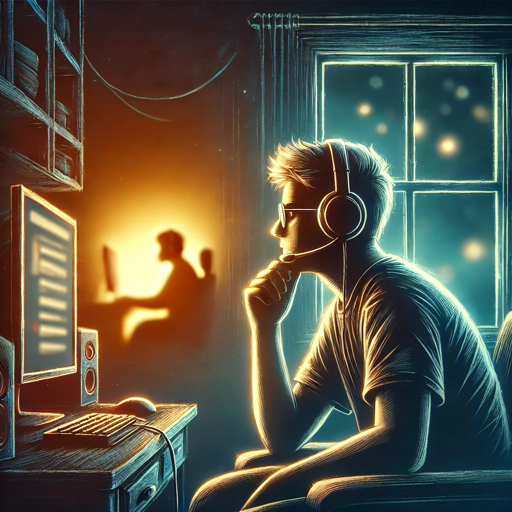 Einsamkeit in Spielen: Wie man als Gamer Isolation überwindet 3 Einsamkeit, Spiele, Gaming, Online-Multiplayer, Online-Gaming, Singleplayer, Community, soziales Spielen, Koop-Modus, mentale Gesundheit, Depression, Teamwork, Virtual Reality, immersive Erlebnisse, Selbsthilfe, psychologischer Effekt von Videospielen, Stressabbau durch Gaming, Bindungen knüpfen, Gaming-Clans, Voice-Chat, Streaming, Let’s Play, Gaming-Tipps, Isolation bekämpfen, emotionale Bindung, Gruppenaktivitäten, Online-Rollenspiele, Einsamkeit in Spielen überwinden, Loneliness in Gaming, Social Interaction in Games, Kooperationsspiele, Multiplayer-Titel, Gaming-Communities beitreten, Freundschaften im Spiel, Offline-Treffen, Gaming-Gruppen, Discord-Server, psychologischer Nutzen von Gaming, Videospiel-Kultur, soziale Plattformen, Gaming-Forum, Crossplay-Funktion, Online-Events, soziale Dynamik in Spielen, Gaming-Psychologie, Heilkraft der Spiele, Zeitmanagement, Hobby-Erweiterung, gemeinsames Spielen, Live-Streaming, Gaming-Therapie, langfristige Motivation, Spielsucht-Prävention