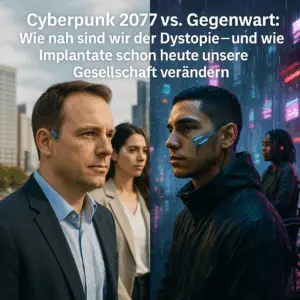 Cyberpunk 2077 Implantate – bionische Hand & HUD als Symbol für BCIs 2025
