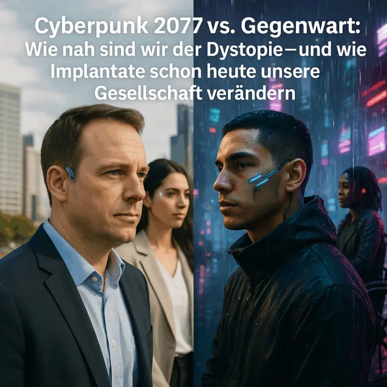 Cyberpunk 2077 Implantate – bionische Hand & HUD als Symbol für BCIs 2025