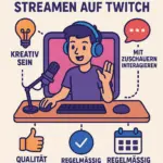 Twitch erfolgreich werden, Streaming-Grundregeln, Twitch Tipps, Twitch Wachstum, Twitch Algorithmus, Twitch Monetarisierung, Twitch DMCA, Twitch Community Guidelines