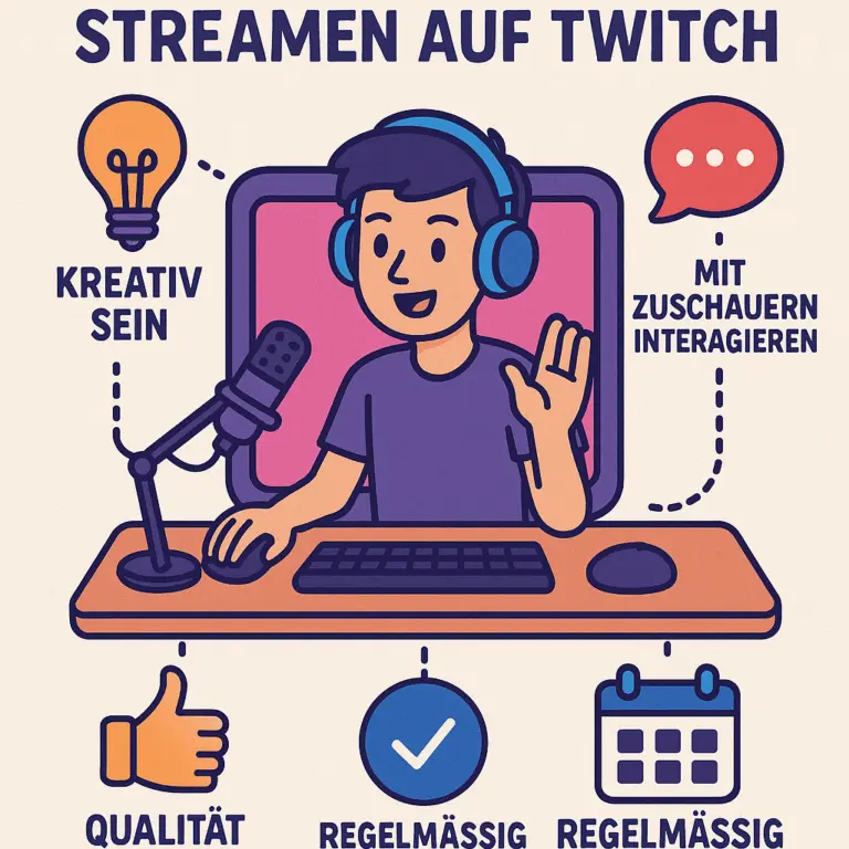 Der Ultimative Guide, um auf Twitch erfolgreich zu werden! 13 Twitch erfolgreich werden, Streaming-Grundregeln, Twitch Tipps, Twitch Wachstum, Twitch Algorithmus, Twitch Monetarisierung, Twitch DMCA, Twitch Community Guidelines