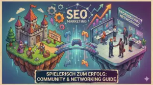 Visualisierung-Spielerischer-Community-Aufbau-und-Networking-im-SEO-Marketing