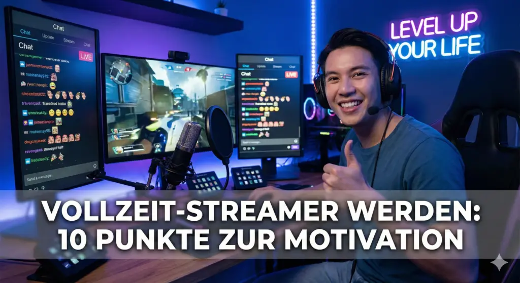 Vollzeit-Streamer werden
