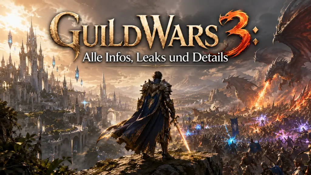 Guild Wars 3: Eine epische Fantasy-Landschaft in der Unreal Engine 5 symbolisiert den mit Spannung erwarteten MMORPG-Nachfolger von ArenaNet.