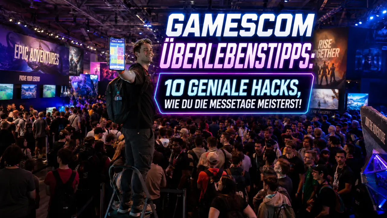 Gamescom Überlebenstipps: 10 geniale Hacks, wie du die Messetage meisterst 1 Gamescom Überlebenstipps Koelnmesse Hallen